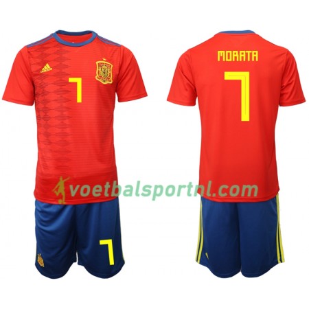 Spanje MORATA 7 Kind Thuis Tenue 2019